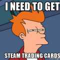 Steam trading cards